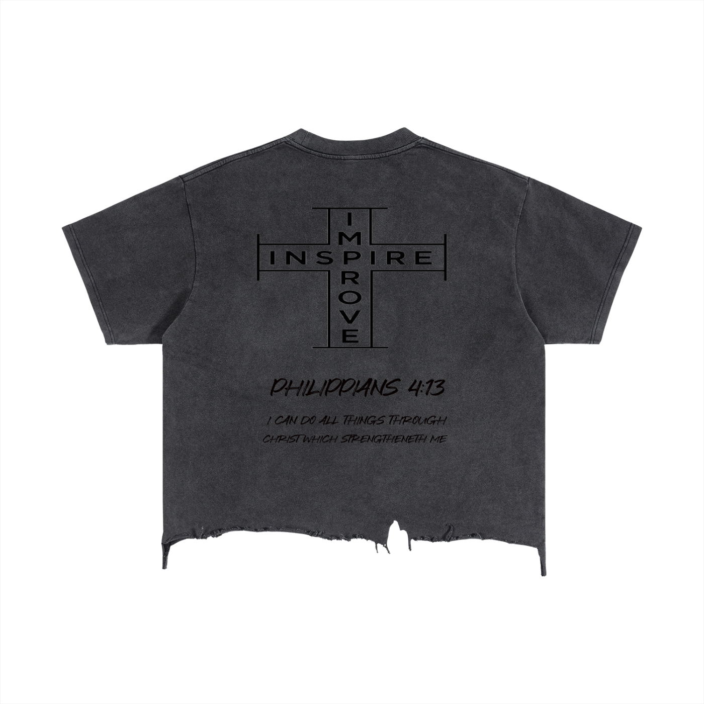 (Black..Phil 4:13) the path of Christ cropped T