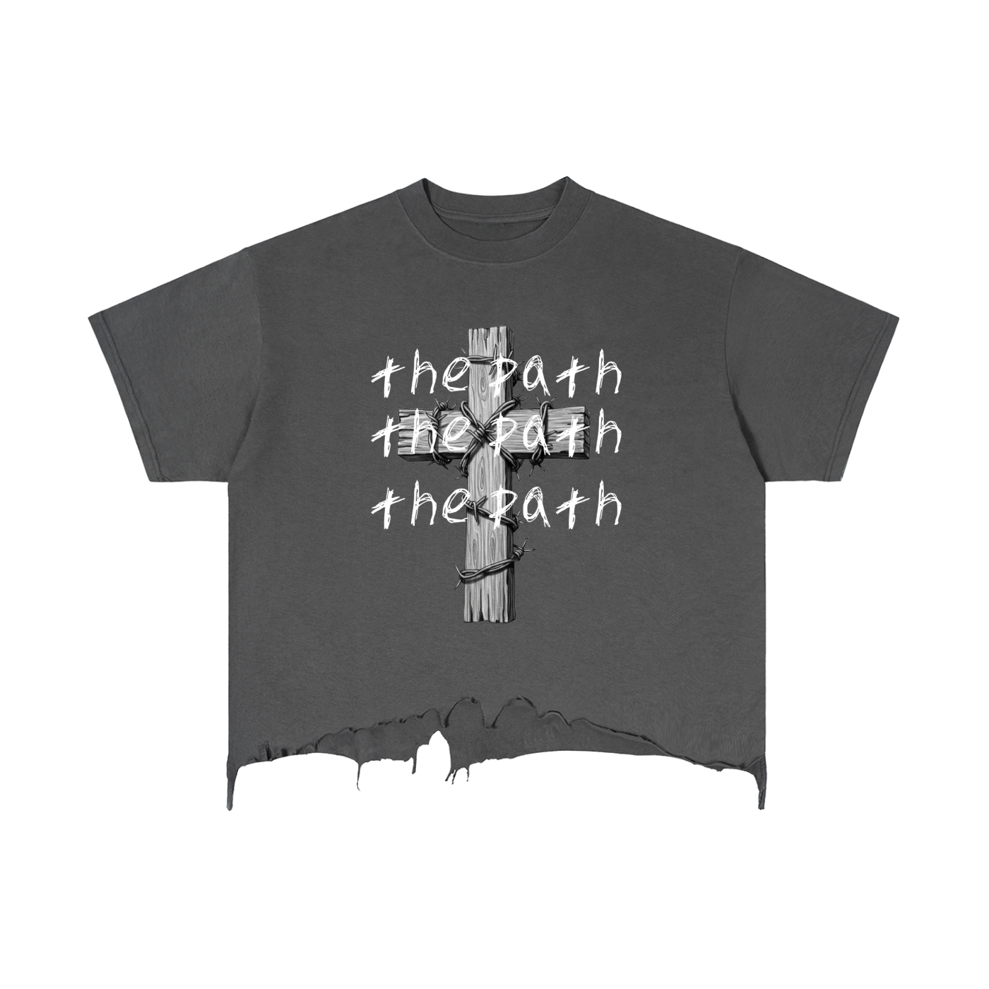 (Grey..Phil 4:13) the path of Christ cropped T
